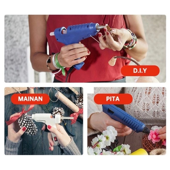 

Alat tembak/glue gun/gun lem tembak 20 watt/stick kecil