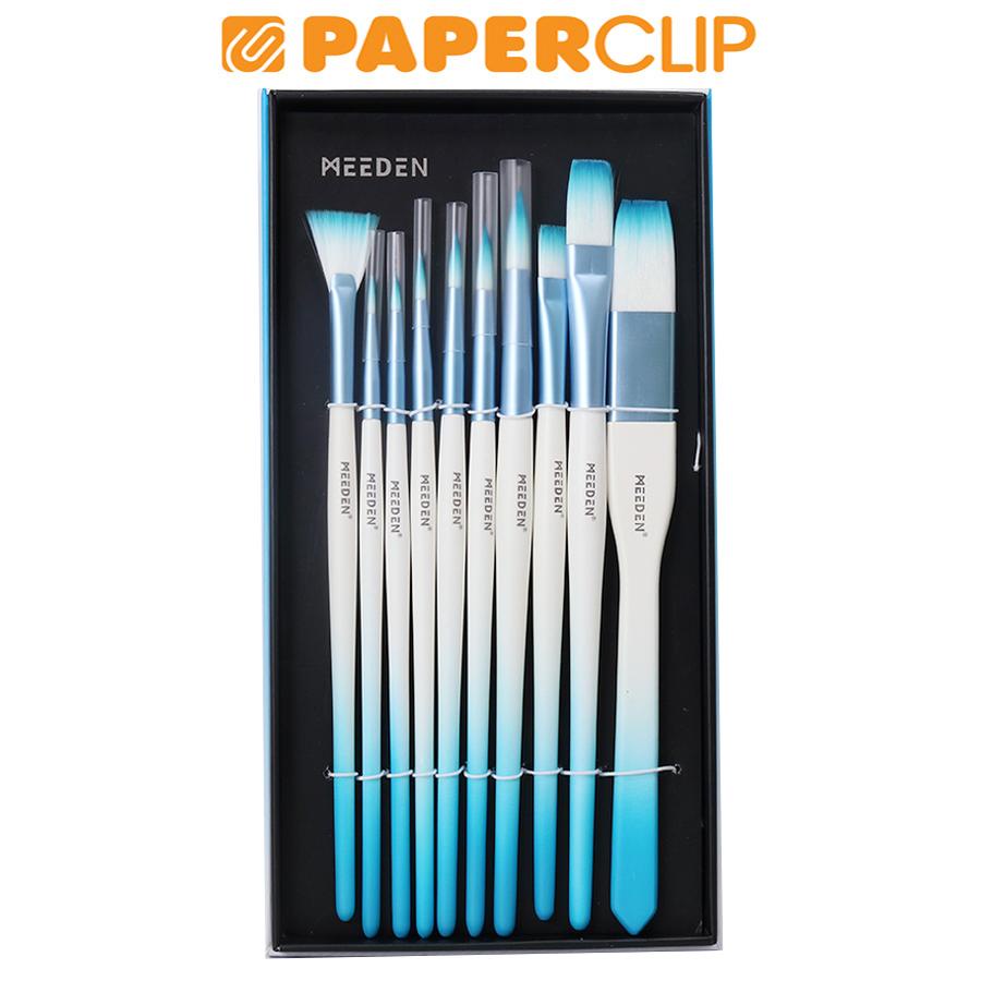 

KUAS LUKIS WATERCOLOR PAINT BRUSH MEEDEN 10P 3059