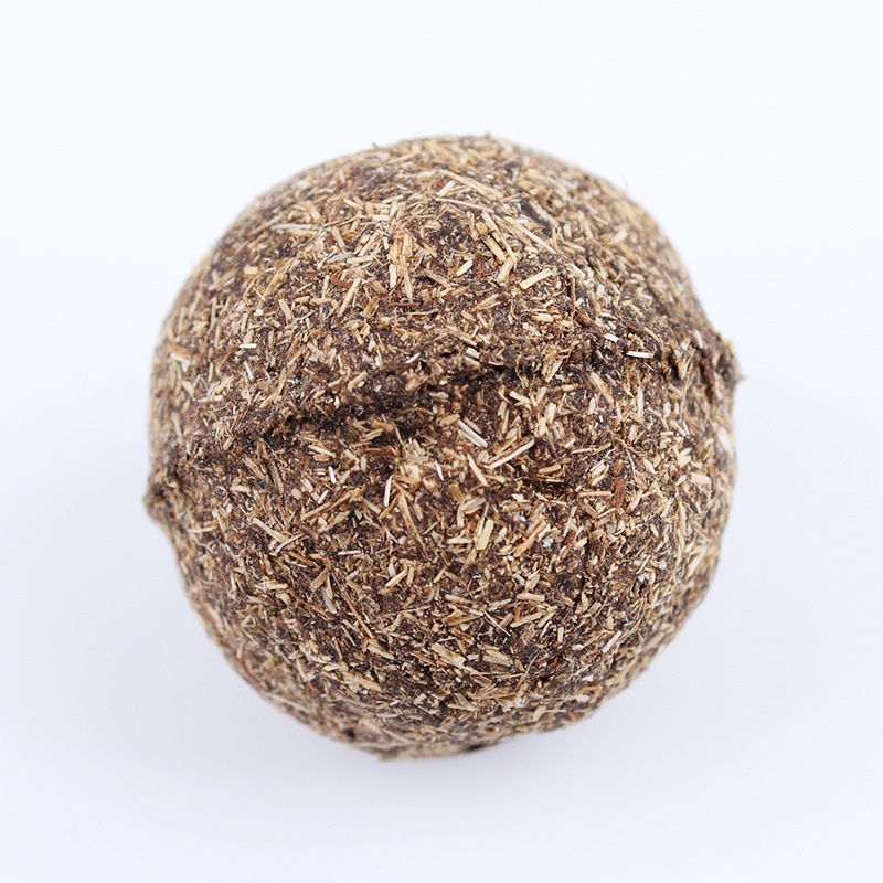 Mainan Cakaran Kucing Bentuk Bola Aroma Catnip Scratcher Ball - Coklat