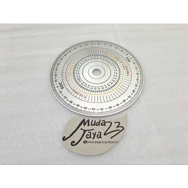 Busur derajat UKIR BUKAN SABLON anti luntur  busur dayel dial set semua motor