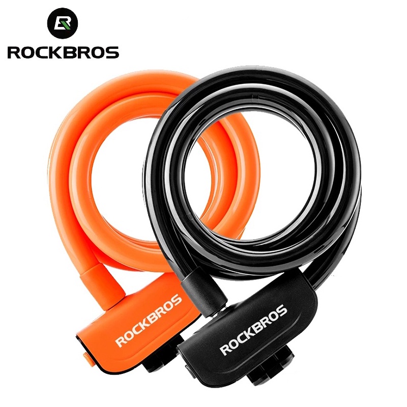 ROCKBROS Memory Steel Cable Bike Lock RKS515 Portable Cable Lock Road Cycling Cable Lock