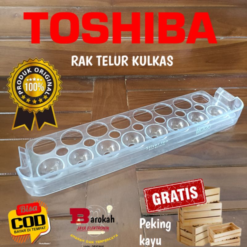 RAK TELUR KULKAS TOSHIBA GLACIO ORIGINAL