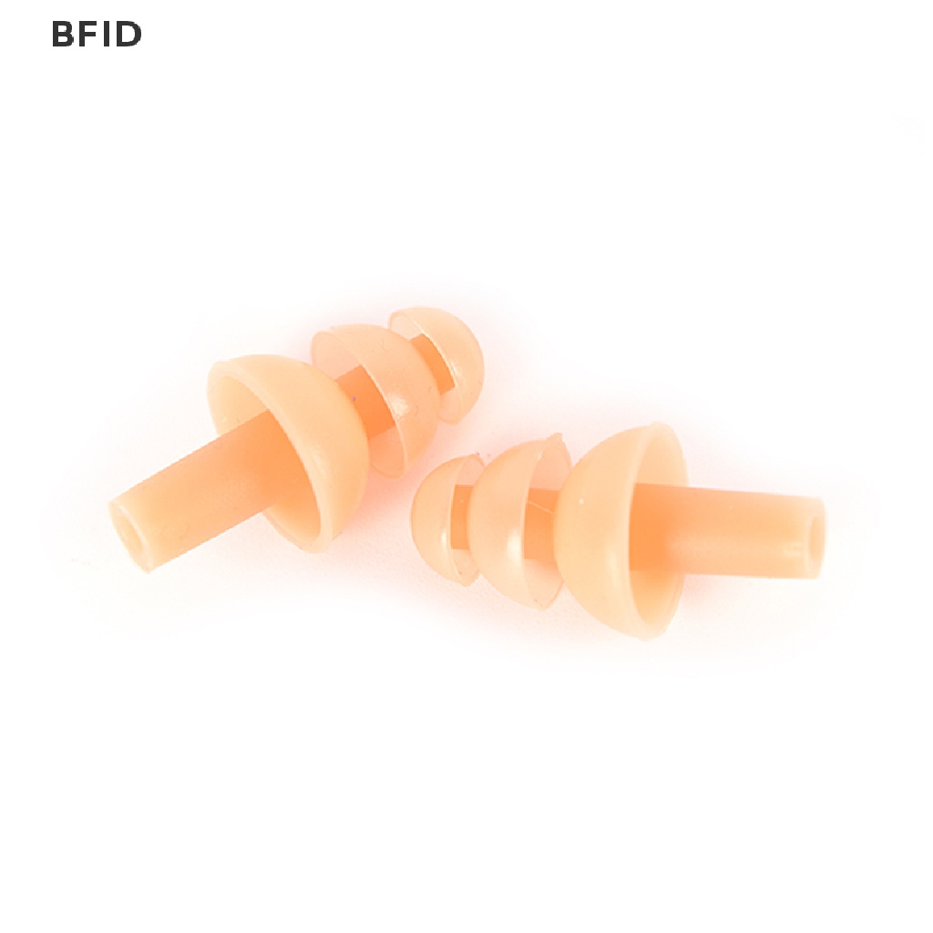 [BFID] Penyumbat Telinga Silikon Lembut Reusable Ear Plugs Sleep Swimming Work Noise reduction [ID]