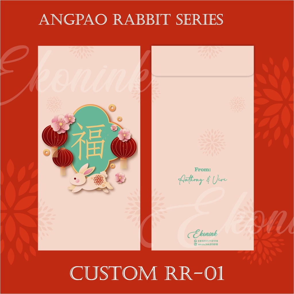 

CUSTOM ANGPAO IMLEK 2023 | DESAIN RR 1-4 & RK 1-4 | NEW UPDATED JANUARI