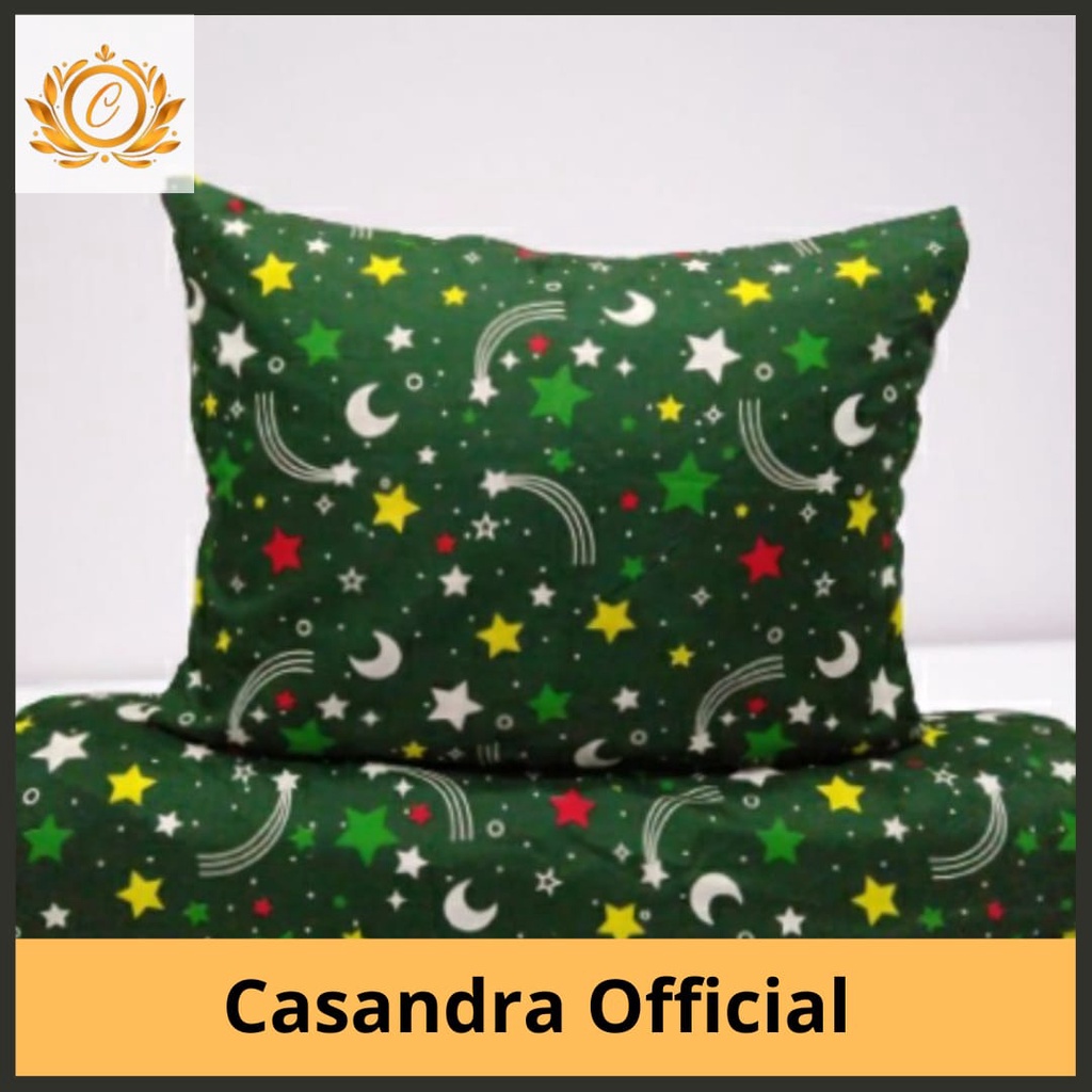 Bantal Guling Tidur Kepala Tisu Dacron Motif Random 2 Pcs