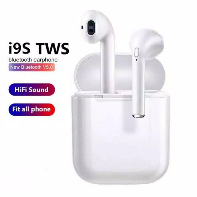 BT Best Quality Tws i9s Bluetooth Airpods Earpods Wireless HEADSET EARPHONE BLUETOOTH i 9S-TWS V5.0/V 5.0 Headset bluetooth i9s tws airpods True Earphones True Wireless Earphones Headphone Mini Earbuds With Charging Box Stereo For All Binaural Calling OEM