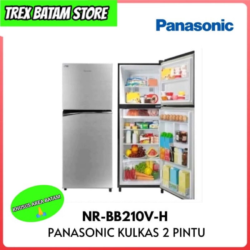 PANASONIC NR-BB210V-H 210L KULKAS 2 PINTU INVERTER (BATAM)