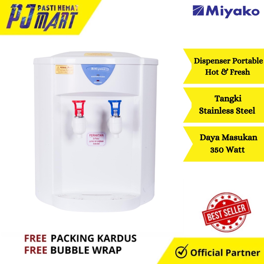 Dispenser Miyako WD 186 H | Dispenser Air Panas | Dispenser Galon Atas | Dispenser Murah | Dispenser
