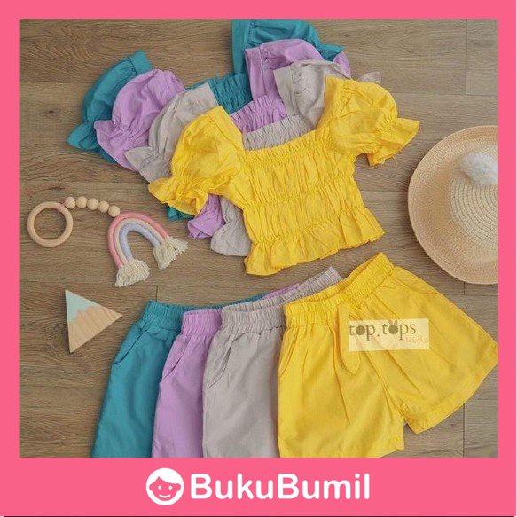 BUBU - KOREAN STYLE SET ANAK PEREMPUAN / ONE SET Gunpo GROSIR BAJU ANAK BALITA USIA 1-5 THN Baju Bay