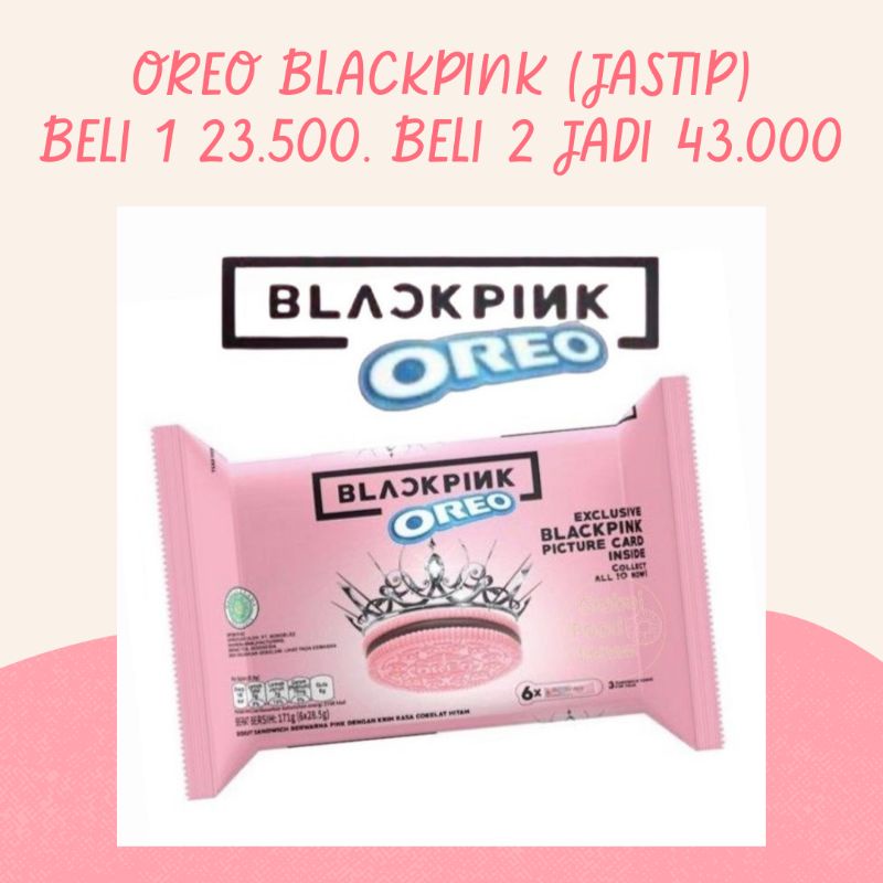 Jual Oreo X Blackpink Oreo Blackpink Jastip Dapat Pc Official Random Masih Tersegel Good Luck