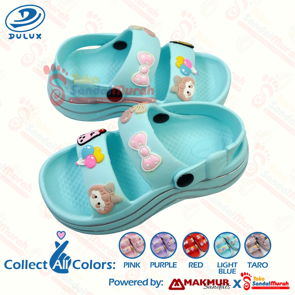 Toko Sendal Murah - Sandal FUJI Slop Anak Perempuan  Uk 30 - 35 / Sandal Anak Fashion Slop Tinggi / Sandal Anak Nyaman Santai/ Sandal Anak Slop Ringan / Sandal Slop EVA Anak [ Toko Sendal Murah  M 808 C ]