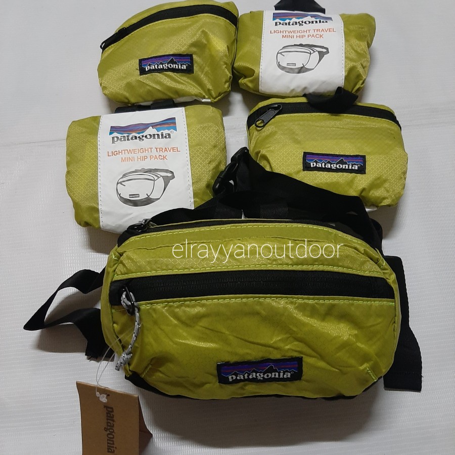 PATAGONIA LIGHTWEIGHT TRAVEL MINI HIP PACK PEPPERGRASS GREEN ORIGINAL