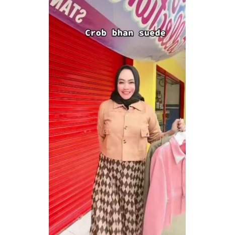 BLAZER IMPORT BODY CROB SUEDE PREMIUM KEKINIAN