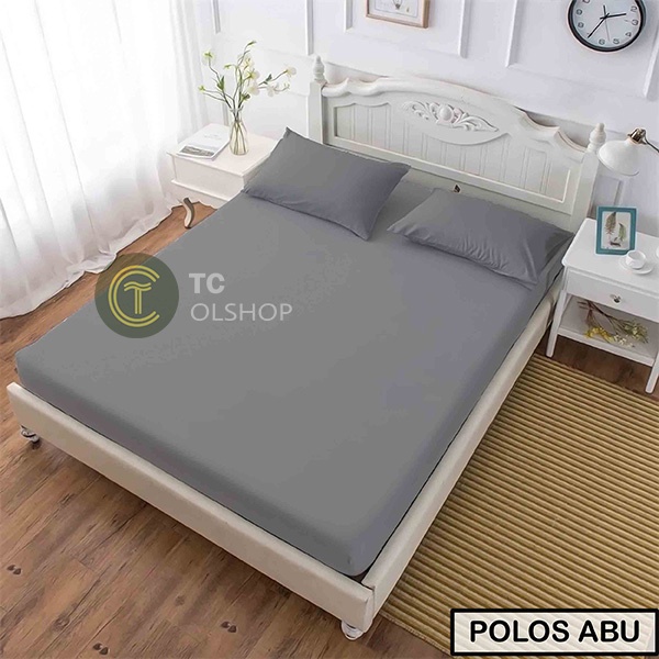 (PROMO) SPREI HOMEMADE SPRAI MURAH POLOS EMBOS 160X200 180X200 SPREI SAJA