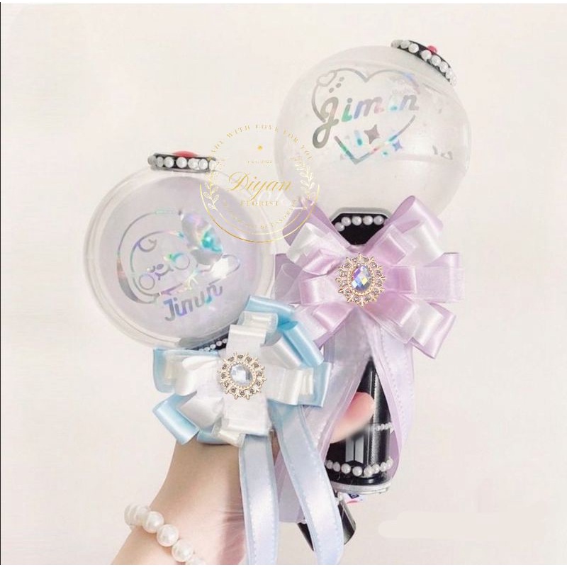 pita lightstick aplikasi dekorasi
