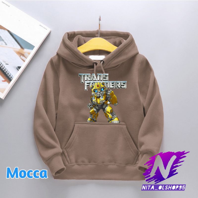 hoodie anak transpormers bumblebee