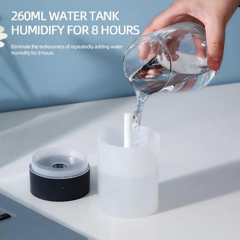 Searide Mini Air Humidifier Aromatherapy Oil Diffuser USB 260ml - A109