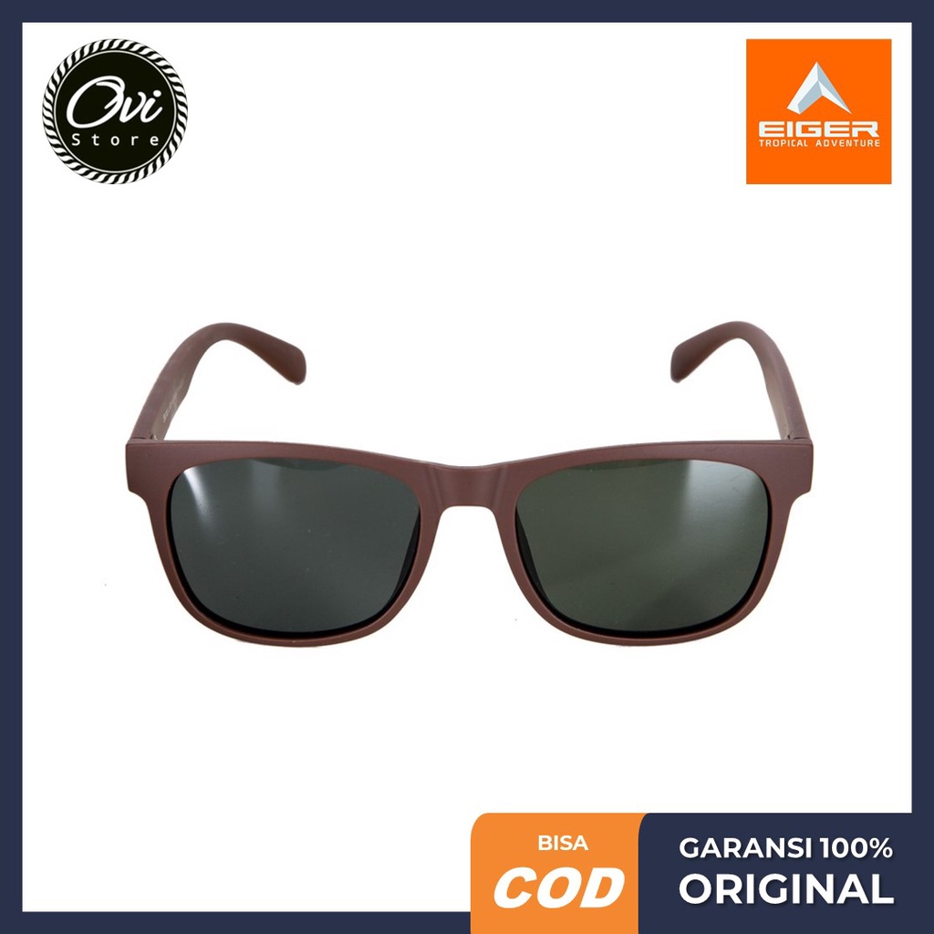 EIGER1989 Leeward Wayfarer Sunglasses Kacamata Hitam Original