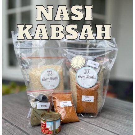 

Nasi Kabsah | Beras Basmati 1kg dgn bumbu Nasi Kabsah | Paket Nasi Kabsah 1kg