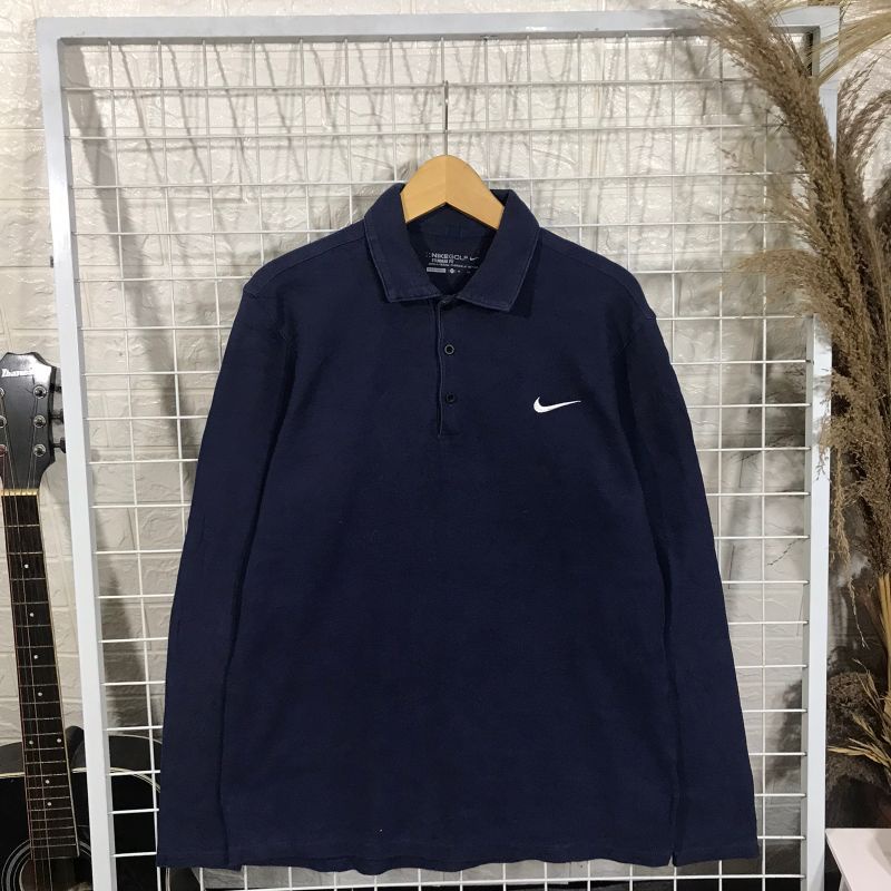 hem polo shirt basic casual nike second original