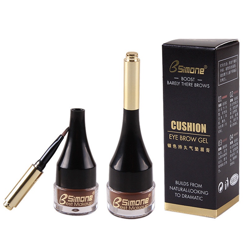 [ HARGA PROMO ] EYEBROW CREAM CHUSION BSIMONE WATERPROOF - Di Lengkapi Kuas