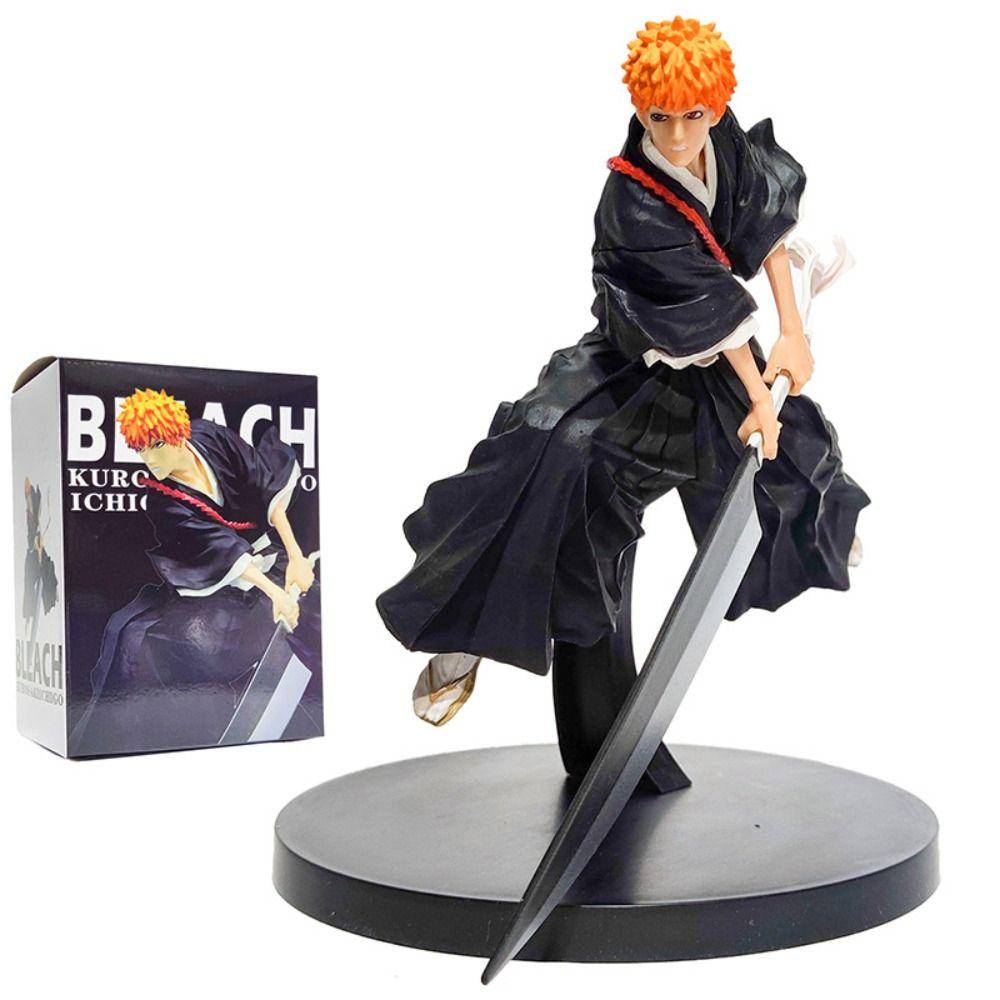 Lanfy Kurosaki Ichigo Action Figure Miniatur Untuk Anak Koleksi Model Figure Mainan Ornamen Mobil Model Anime Mainan Tokoh Anime Permata Pemutih Komputer Case Ornamen