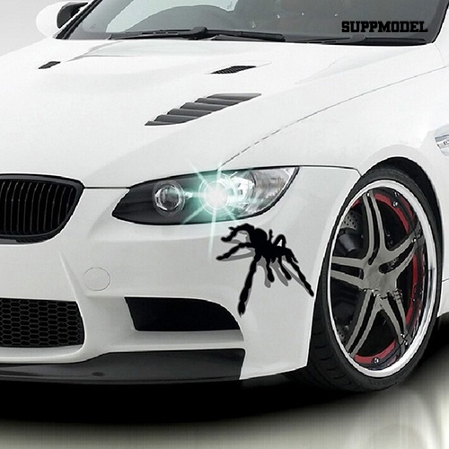 [SM] 1pasang Stiker Mobil 3D Motif Spider Efek Bayangan Sticker Mobil Motor Decal