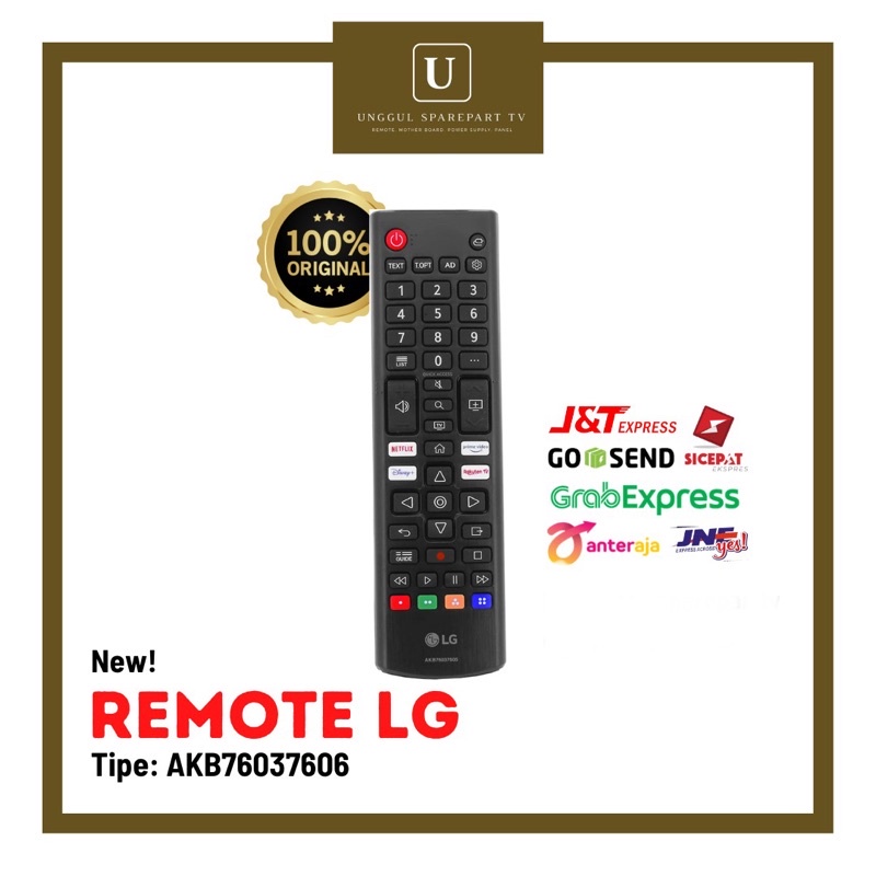 Remote Lg Akb76037606 - Remot Smart Tv Lg Original New