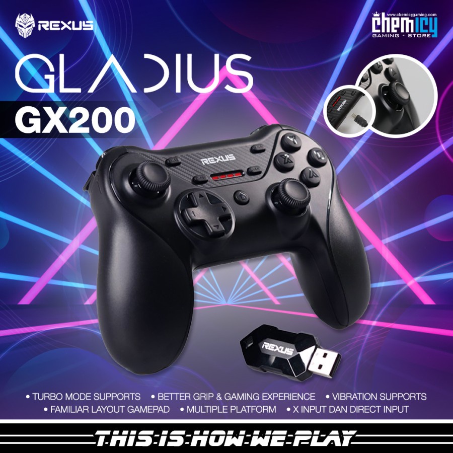 Rexus Gladius GX200 Wireless Gamepad / Joystick / Stick