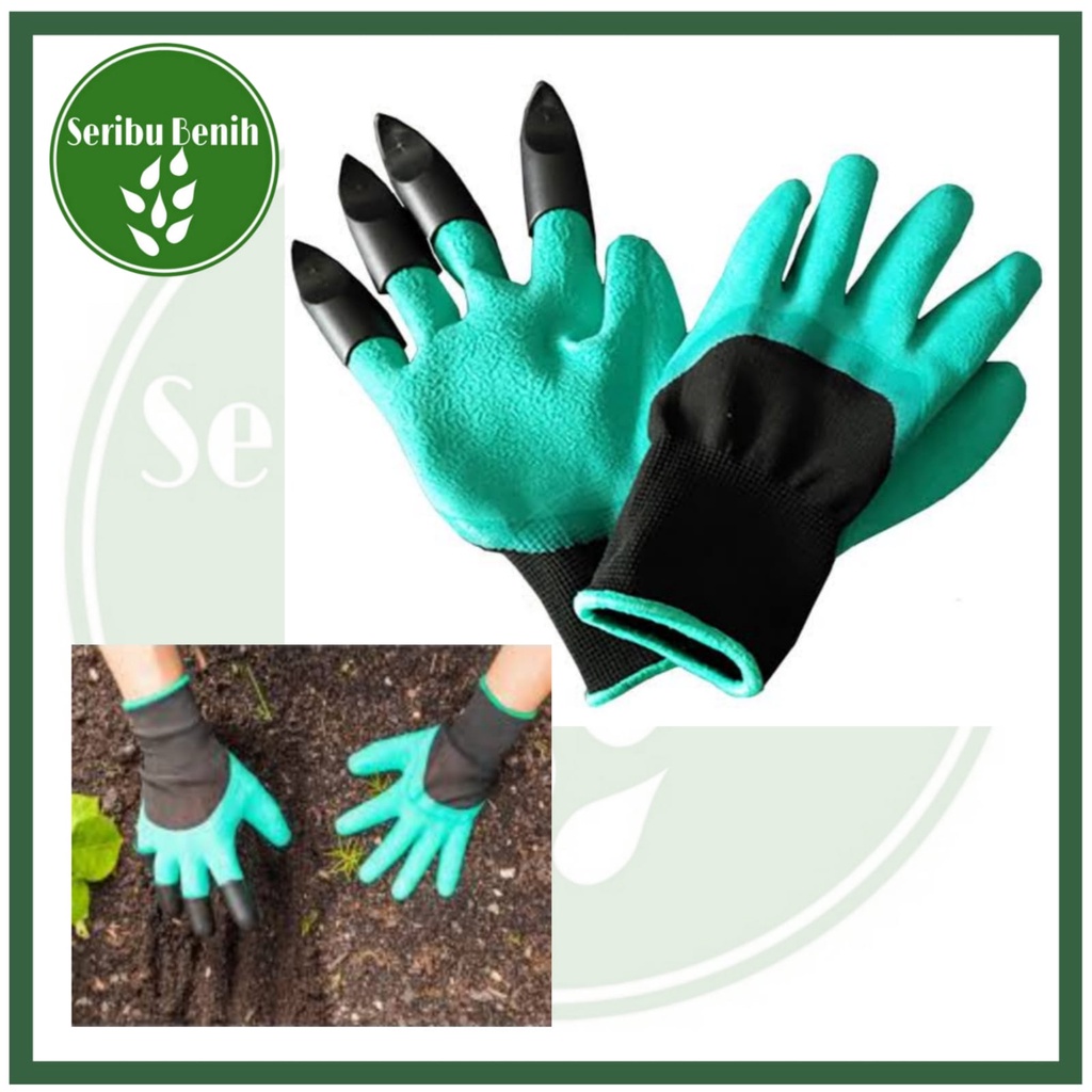 

1 Set Sarung Tangan Cakar - Alat Berkebun Gardening Gloves Waterproof