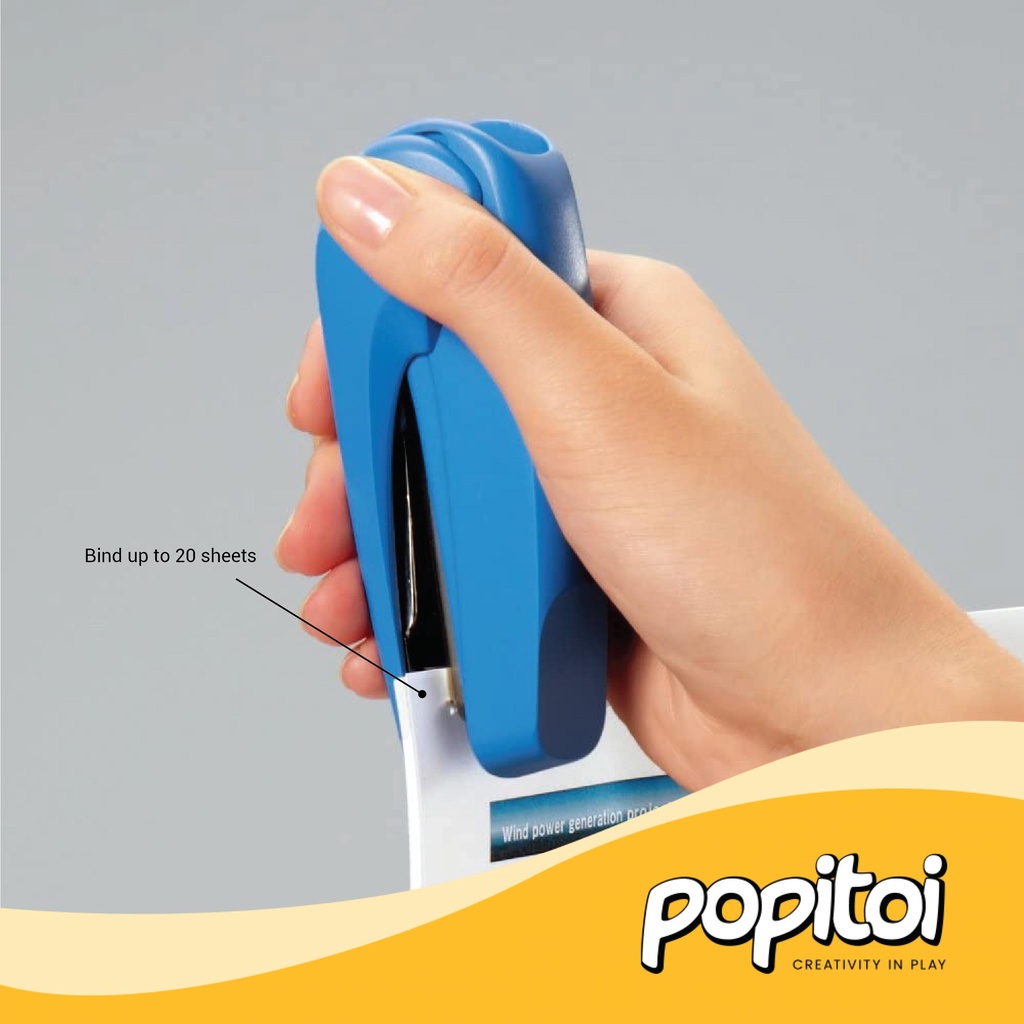 KOKUYO Stapler 20 Sheets Capacity Staples