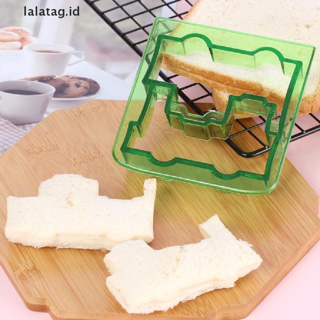 [lalatag] Diy Sandwiches Cutter Mould Food Cutg Die Cetakan Roti Anak Baking Tools [ID]