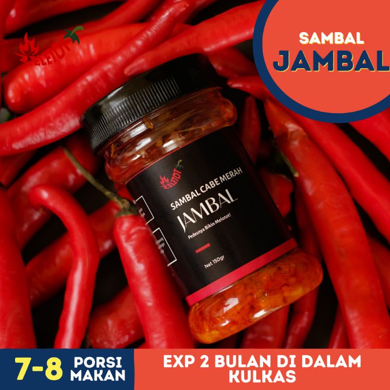 

Sambal Zeletot - Sambal Jambal / Sambal Rumahan / Penyedap Makanan / 150gr / Tanpa Pengawet / Sambal Viral