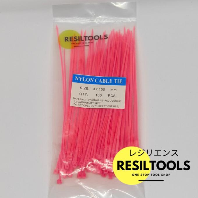

Kabel Tis 15 cm Pink Isi 100 Pengikat Plat Pagar Tali Ties Cable Tie citrab44 Segera Beli