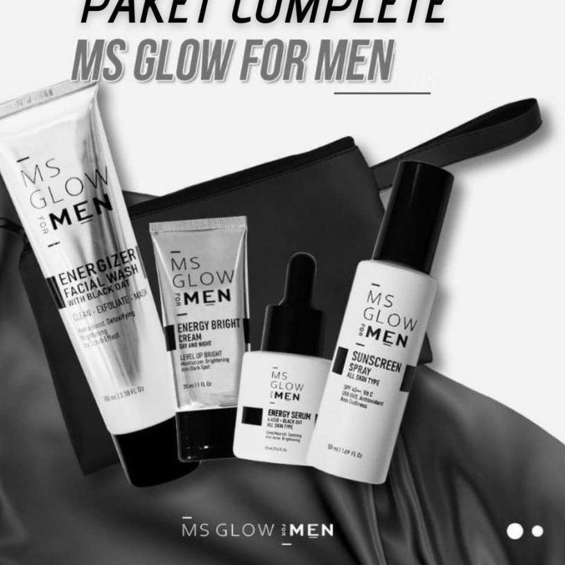 MS GLOW FOR MEN ORIGINAL PAKET WAJAH PRIA LENGKAP | PAKET MS GLOW MEN COMPLETE