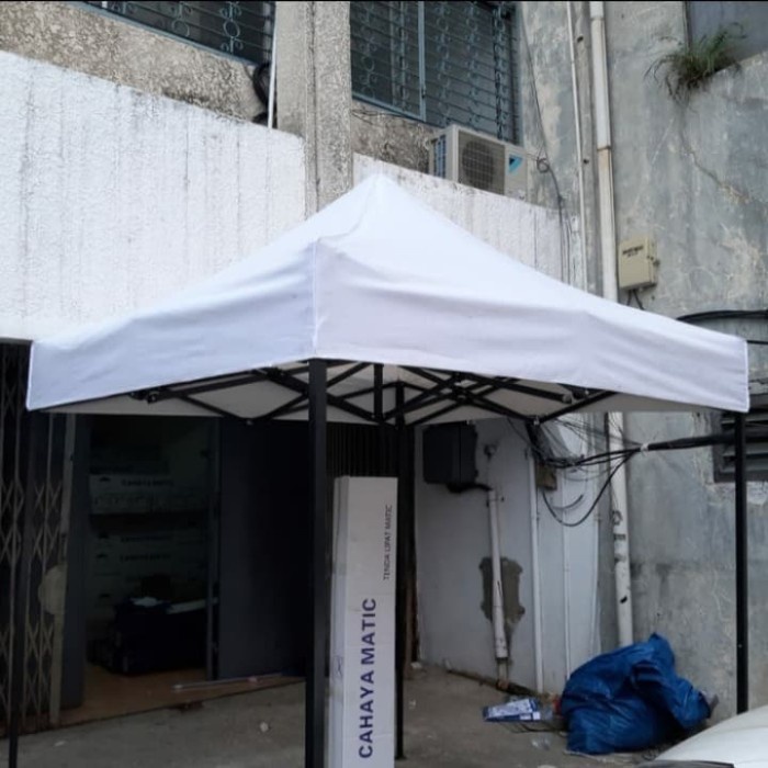 TENDA LIPAT TOP UK 3X3 WARNA PUTIH