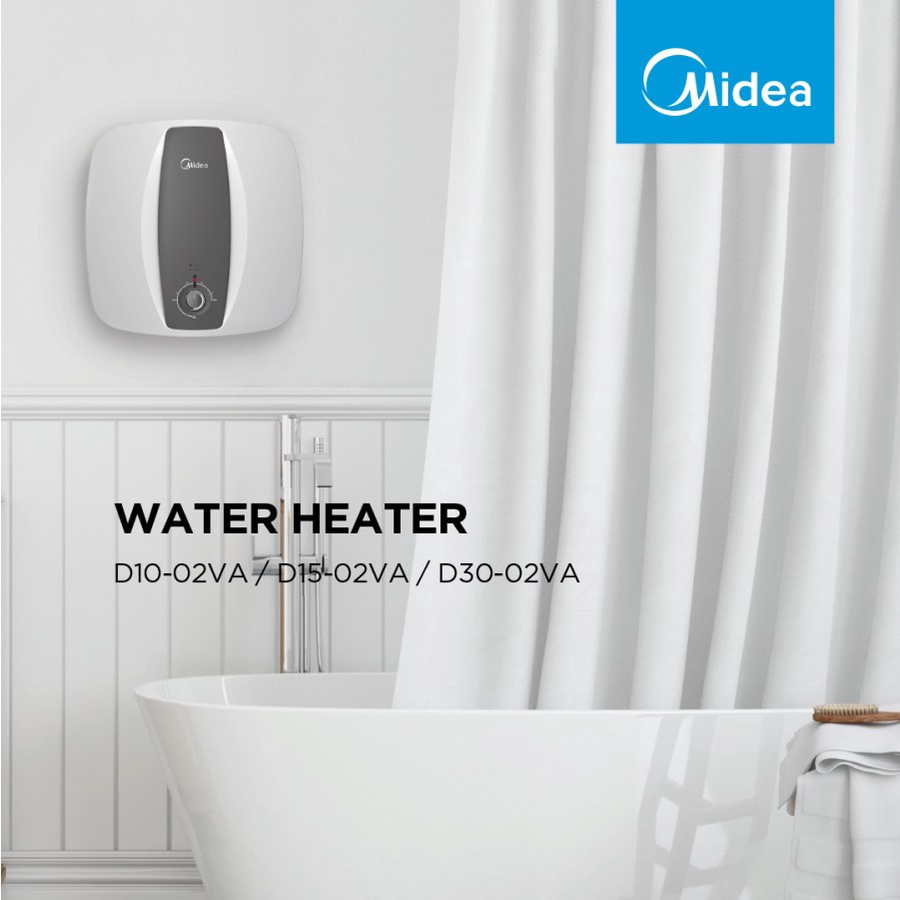 MIDEA D30-02VA Water Heater 30 Liter Pemanas Air Listrik - VA Series - D10