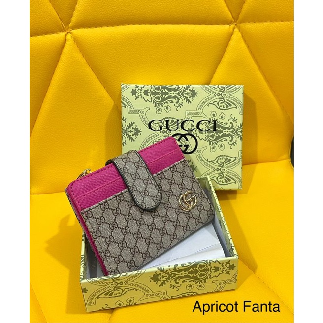 Dompet kartu kancing wanita,Free box