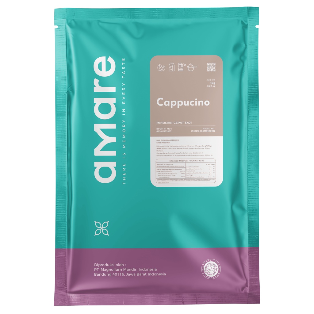 

AMARE CAPPUCINO 1KG - COFFEE BASED