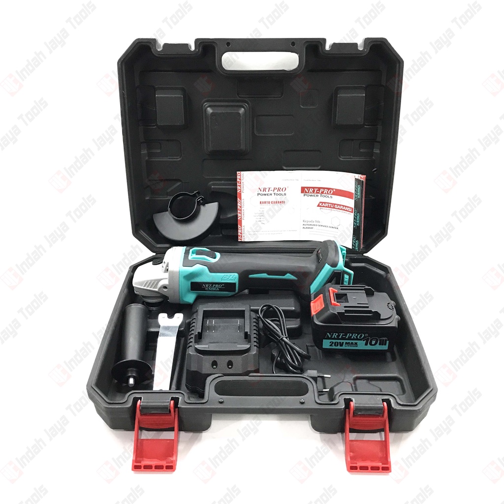 NRT-PRO TG-99 DC Cordless Mesin Gerinda Tangan 4 Inch 20 V - Grinder