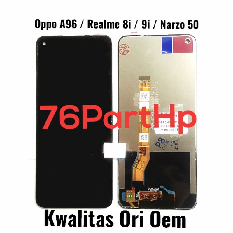 Lcd Touchscreen Fullset Oppo A96 - Realme 8i - 9i - Narzo 50