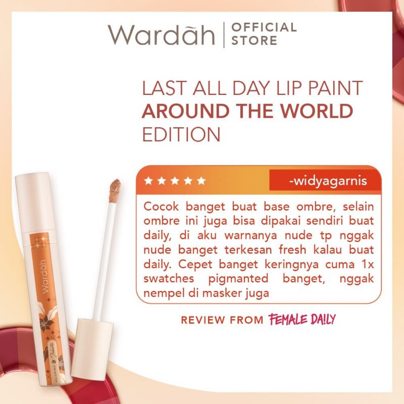 Wardah Colorfit Lip Paint 5gr