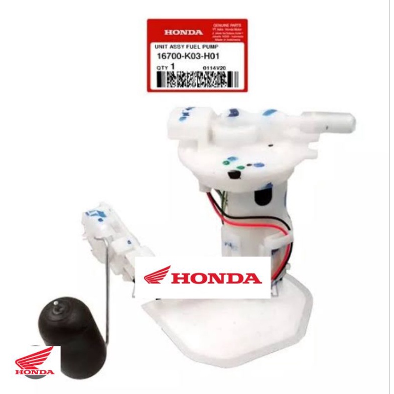 16700-K03-H01 fuel pump pompa bensin blade,repsol,revo f1,revo fit f1,supra x 125 f1 asli honda