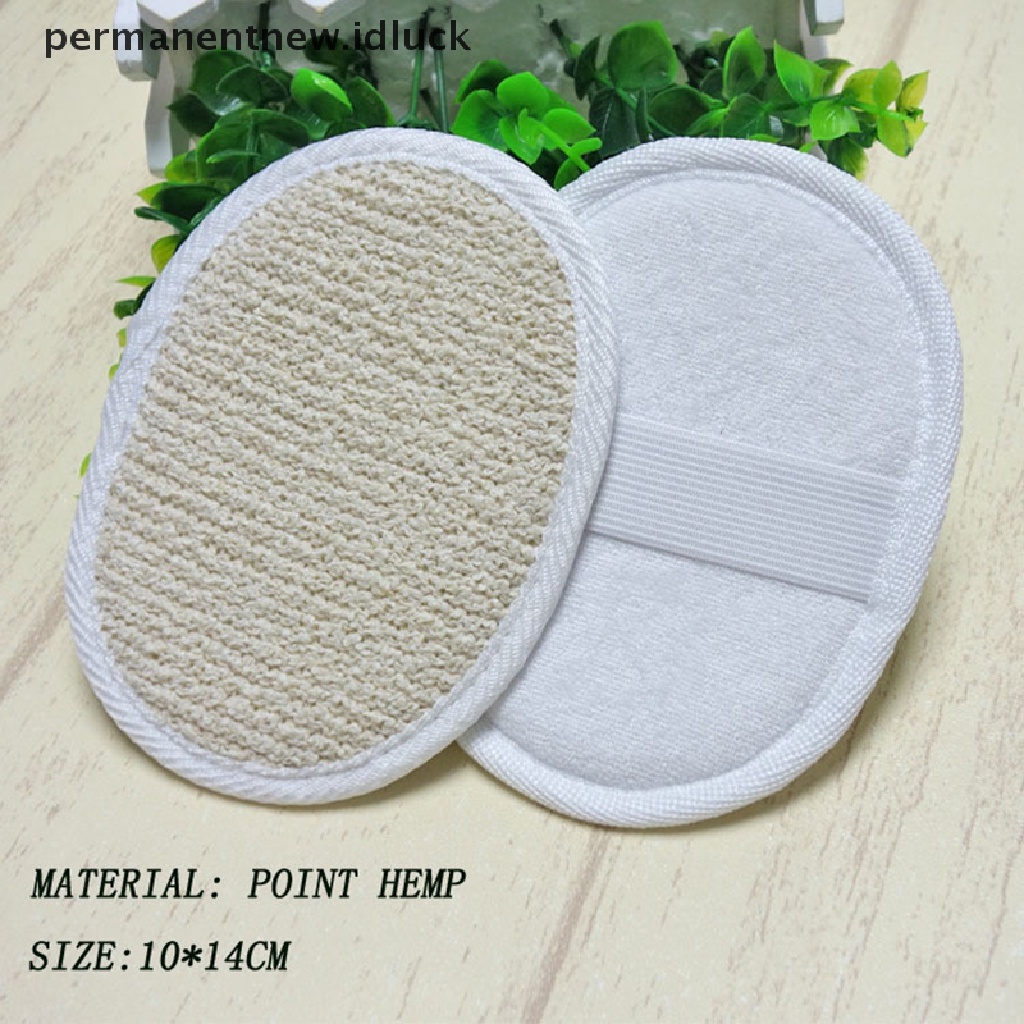 [luckypermanentnew] 1spon Loofah Luffa Alami Wajah Tubuh Mandi Shower Spa Exfoliator Scrubber Pad [ID]