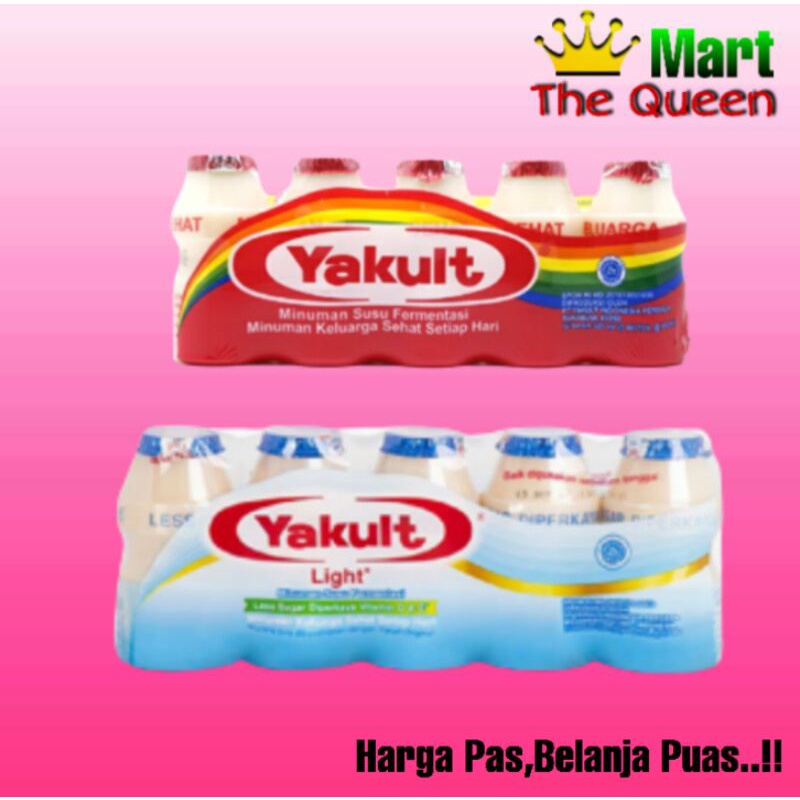 

YAKULT Minuman fermentasi 1 pack isi 5 pcs @65ml