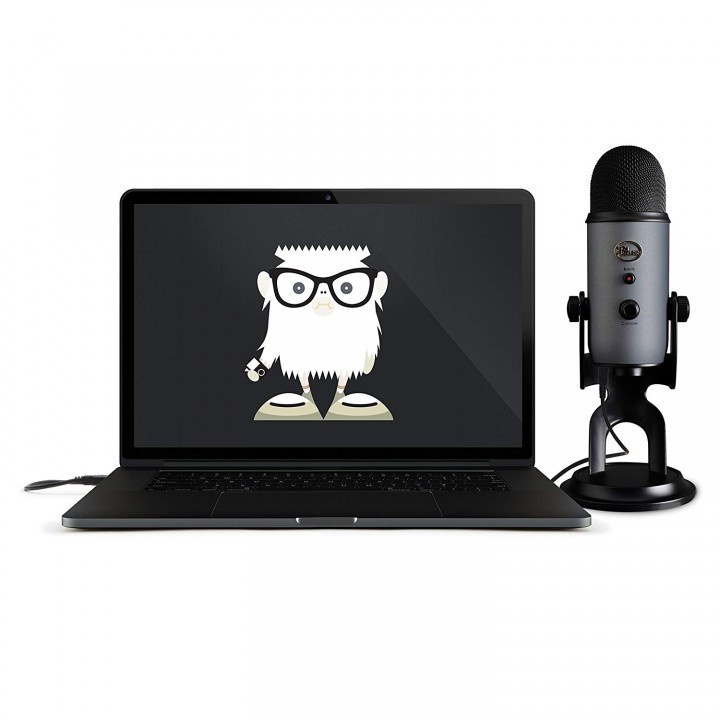 AKN88 - BLUE Microphones YETI USB Microphone - Black Slate Edition