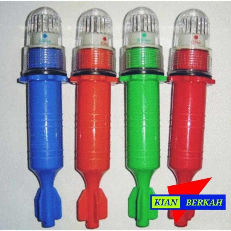 Lampu torpedo nelayan kapal 5led- 1 warna dan 10led- 2 warna