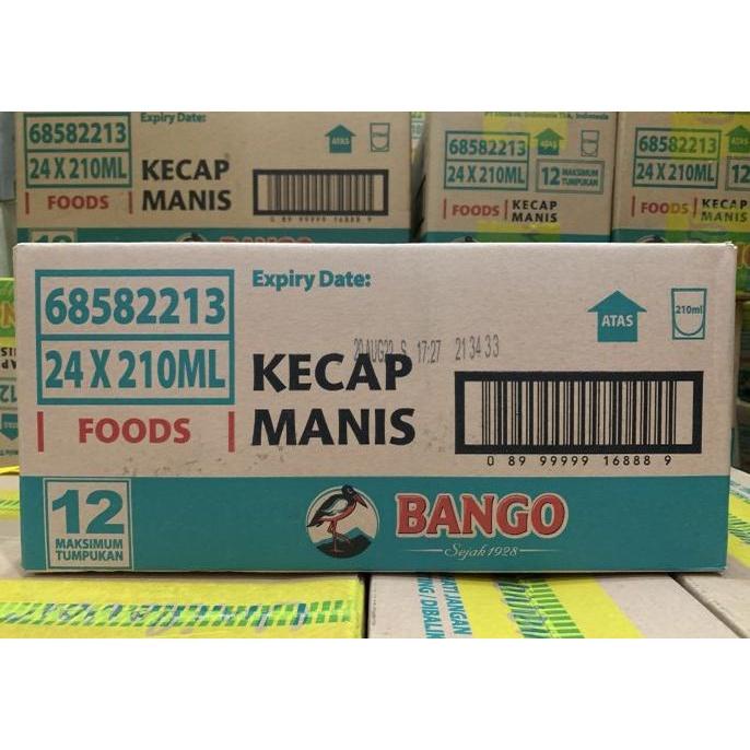

1 DUS KECAP MANIS BANGO SACHET UKURAN 210ML ISI 24PCS - COSISHOP88