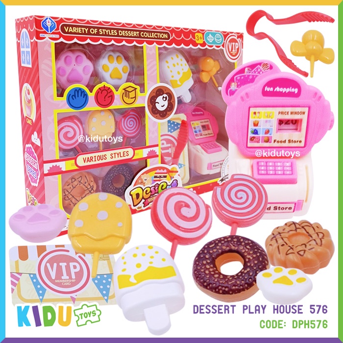 Mainan Anak Masak Masakan Murah Kue Es Krim Baking Dessert Play House 576 Kidu Toys