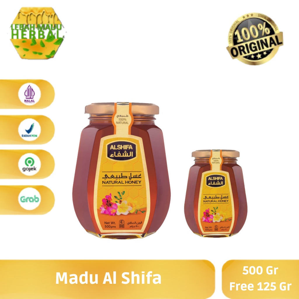 

Madu Murni Al Shifa Ashifa 500gr FREE 125Gr - 100% Asli Impor Arab Saudi